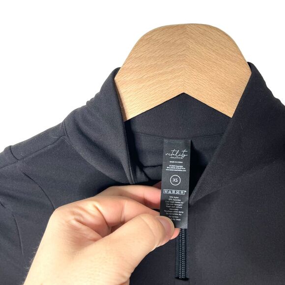 Vitality Balance Athletica Tati 1/4 Zip Long Sleeve Dress Bodycon Black Size XS - Picture 5 of 9